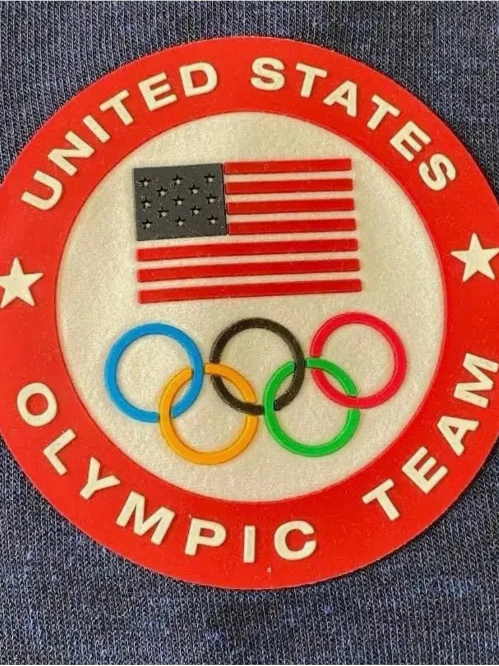 Vintage Nike USA Olympic Team Navy Bomber Jacket (Worn Once)